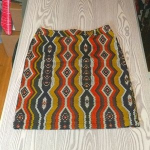Sz S Statement skirt Bold Print and colors